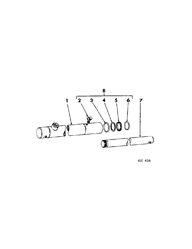 Схема запчастей Case IH 201 - (A-120[B]) - HYDRAULIC FLUID DIPSTICK (35) - HYDRAULIC SYSTEMS