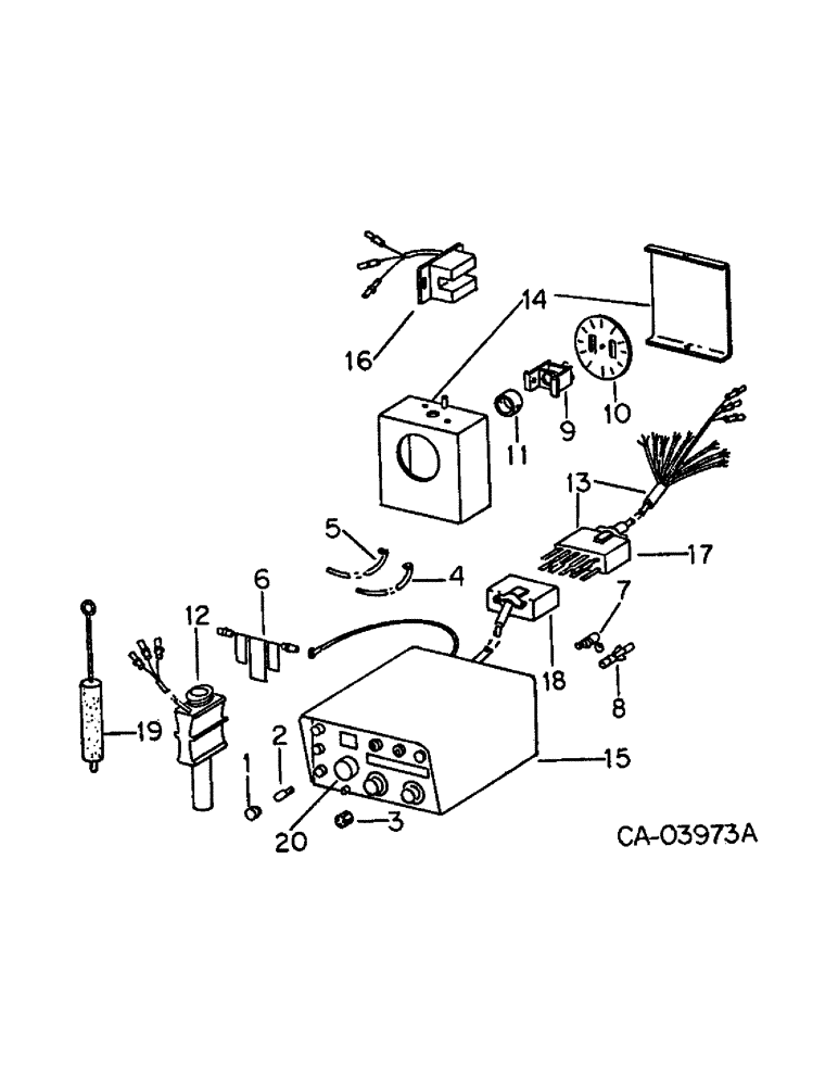 Схема запчастей Case IH 400 - (A-060) - SEED FLOW MONITOR AND CONNECTIONS 