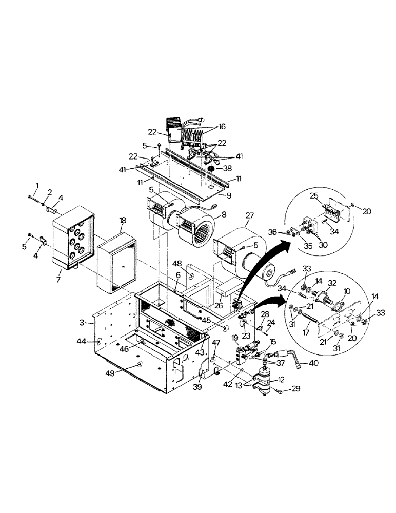 Схема запчастей Case IH KP-1400 - (03-04) - CLIMATE CONTROL MODULE ASSEMBLY (03) - Climate Control