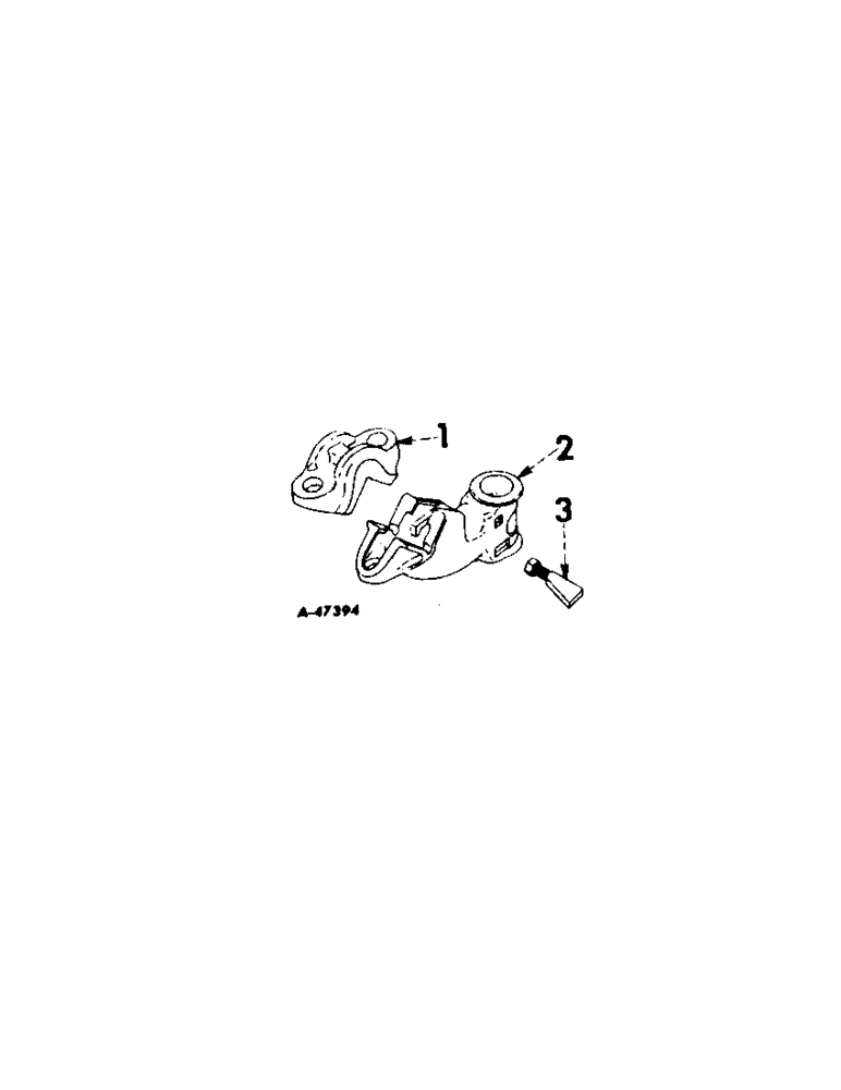 Схема запчастей Case IH INTERNATIONAL - (A-42[A]) - REAR SECTIONS, STANDARD CLAMP 