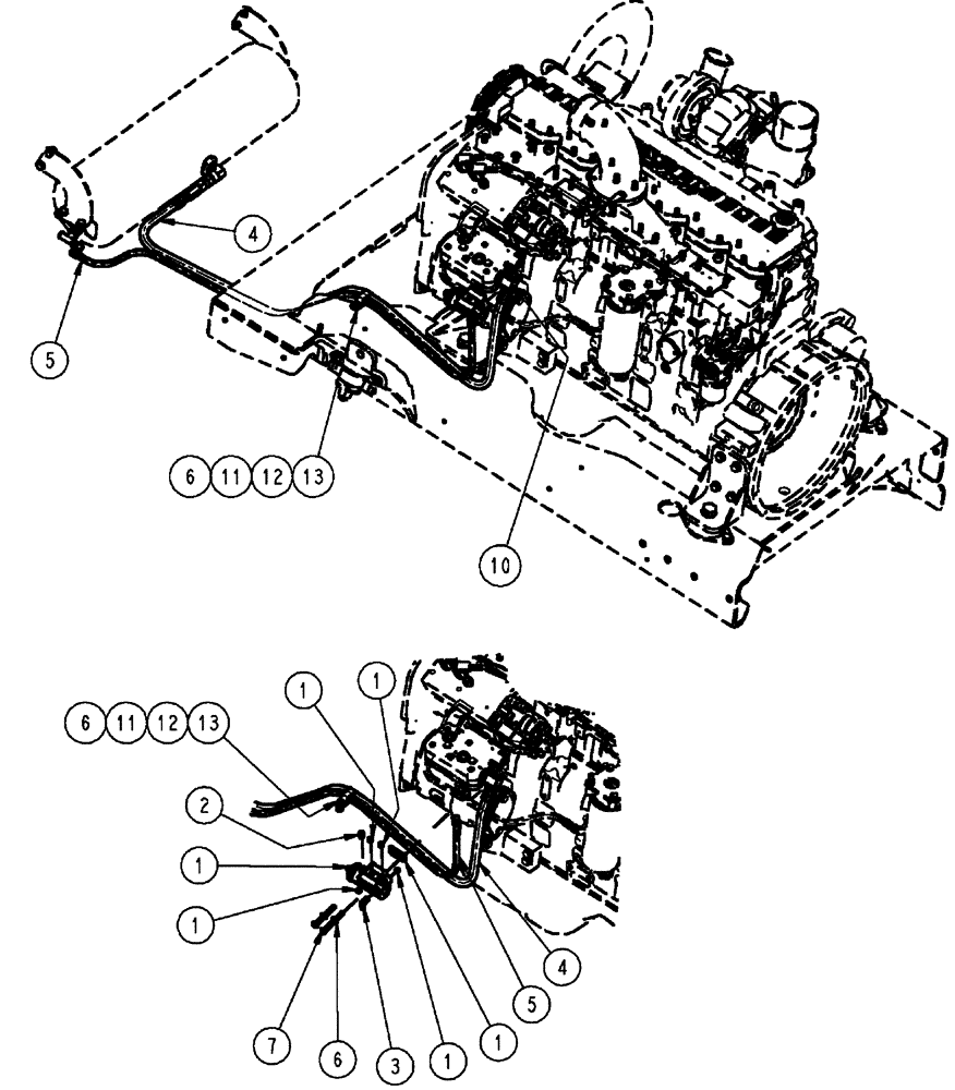 Схема запчастей Case IH SPX4410 - (03-051) - GOVERNOR GROUP, AIR COMPRESSOR (01) - ENGINE