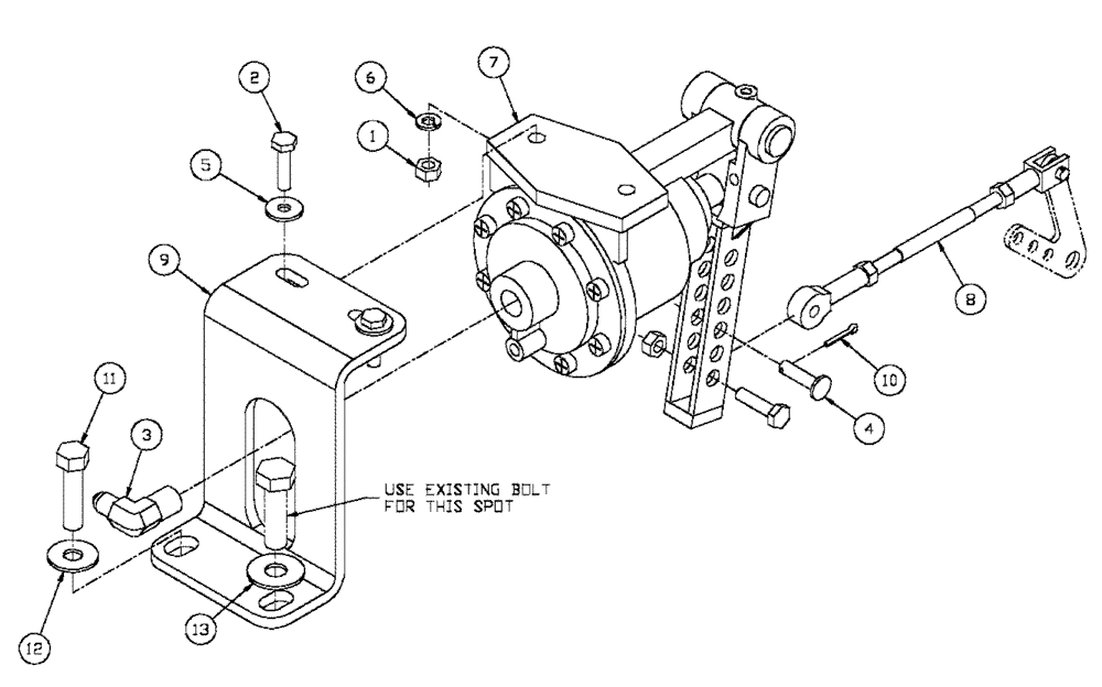 Схема запчастей Case IH FLX4300 - (02-008) - THROTTLE ASSEMBLY (FLX 4330 & FLX 4300 CAT ENGINE ONLY) (01) - ENGINE