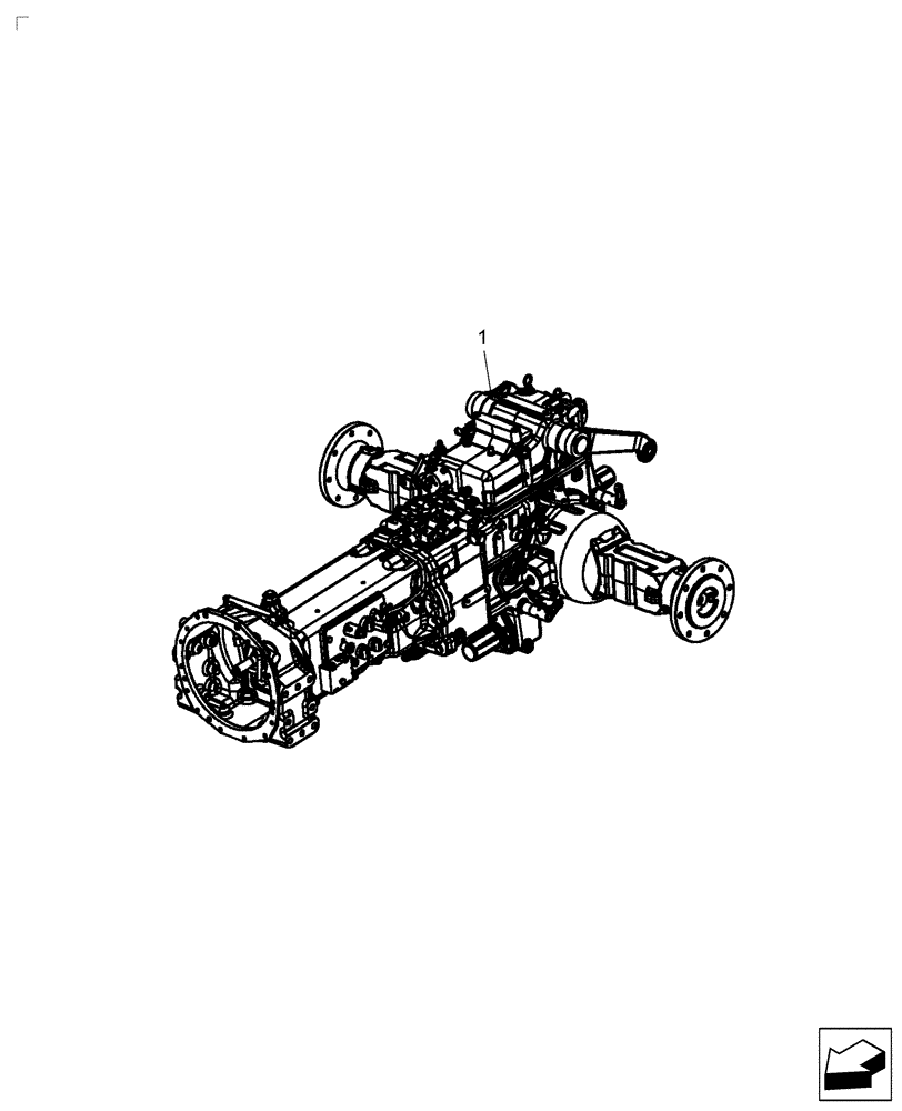 Схема запчастей Case IH FARMALL 40 - (03.01) - COMPLETE TRANSMISSION (03) - TRANSMISSION