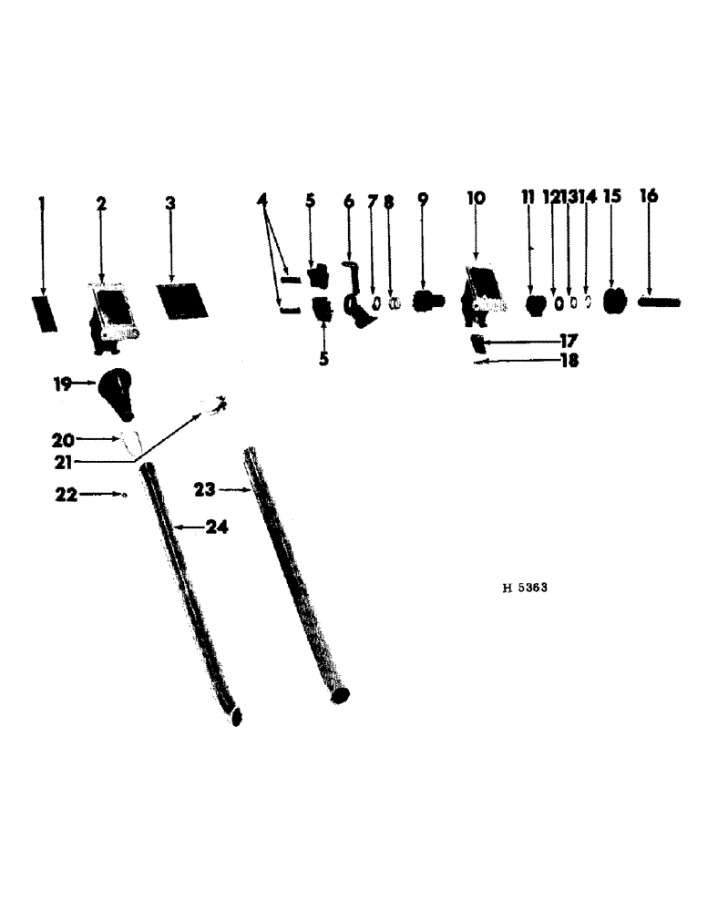 Схема запчастей Case IH 100 - (04-04) - GRAIN FEED SHAFT ASSEMBLY 