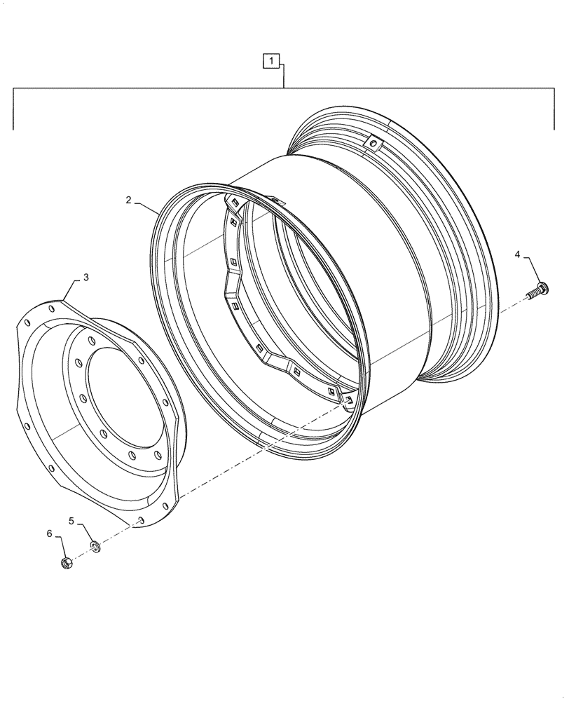 Схема запчастей Case IH MX215 - (05-36A) - FRONT WHEELS - MFD, 10 BOLT HUB, 8 BOLT OUTER (05) - STEERING