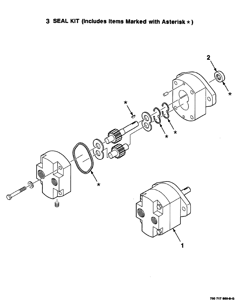 Схема запчастей Case IH 8575 - (08-022) - HYDRAULIC PUMP ASSEMBLY, 700717866 HYDRAULIC PUMP ASSEMBLY COMPLETE (07) - HYDRAULICS