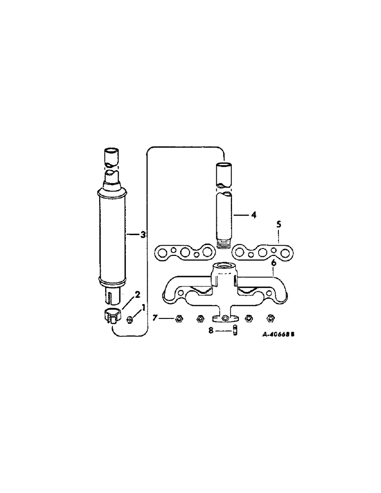 Схема запчастей Case IH INTERNATIONAL - (12-17) - POWER, C-60 ENGINE, VERTICAL EXHAUST SYSTEM Power