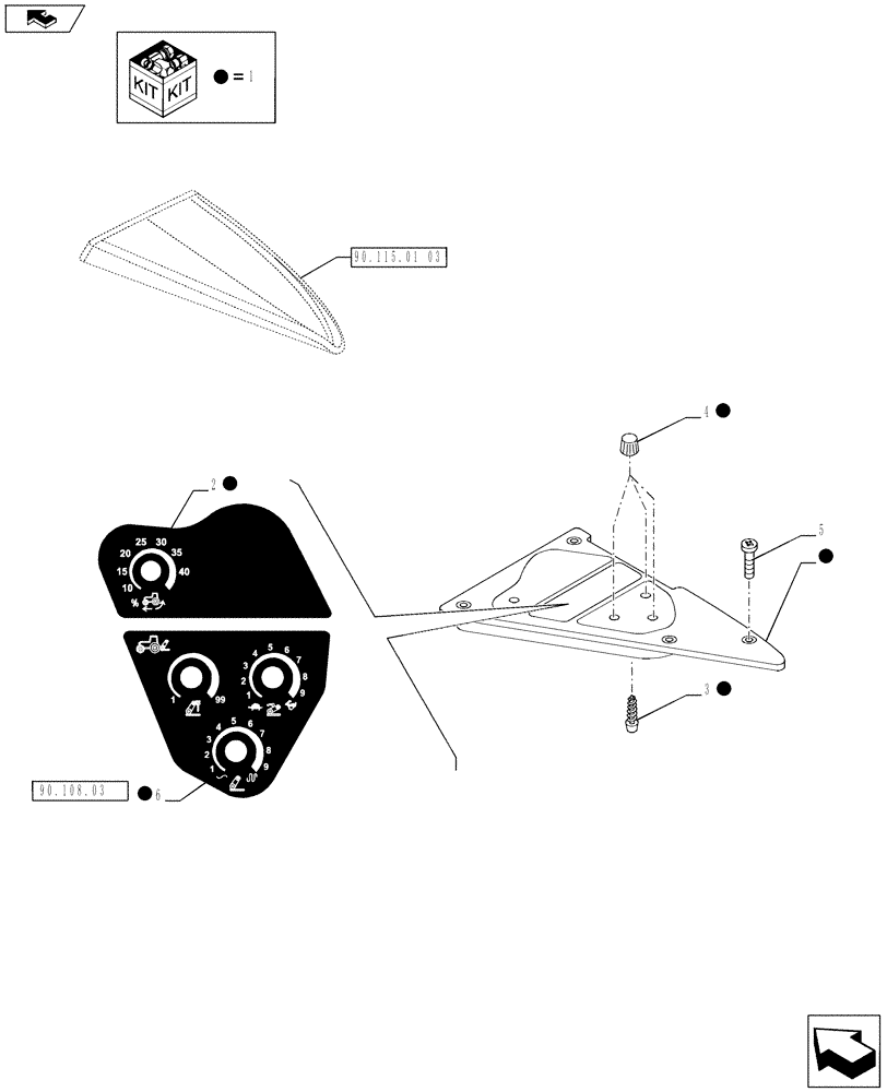 Схема запчастей Case IH PUMA 185 - (55.512.0702) - ARMREST CONTROL UNIT - CONTROLS (55) - ELECTRICAL SYSTEMS