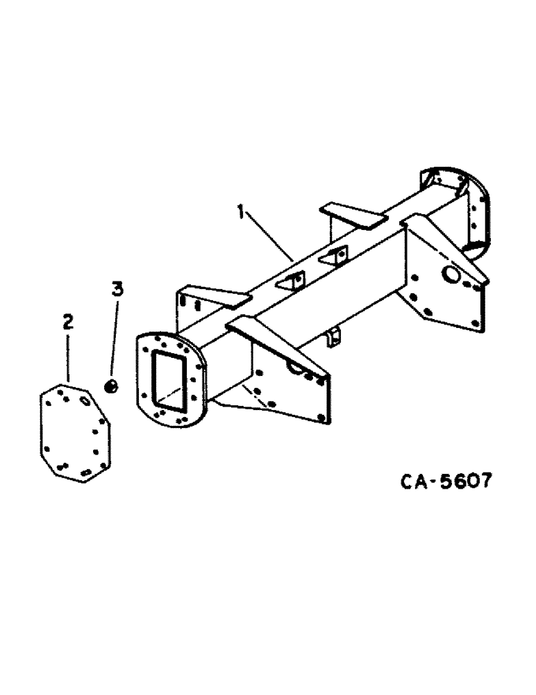 Схема запчастей Case IH 1480 - (07-06) - DRIVE TRAIN, MAIN AXLE Drive Train