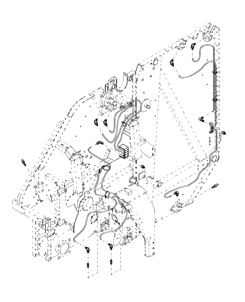 Схема запчастей Case IH RBX563 - (SECTION 09[RBX563]) - PICTORIAL INDEX, LUBRICATION (00) - GENERAL