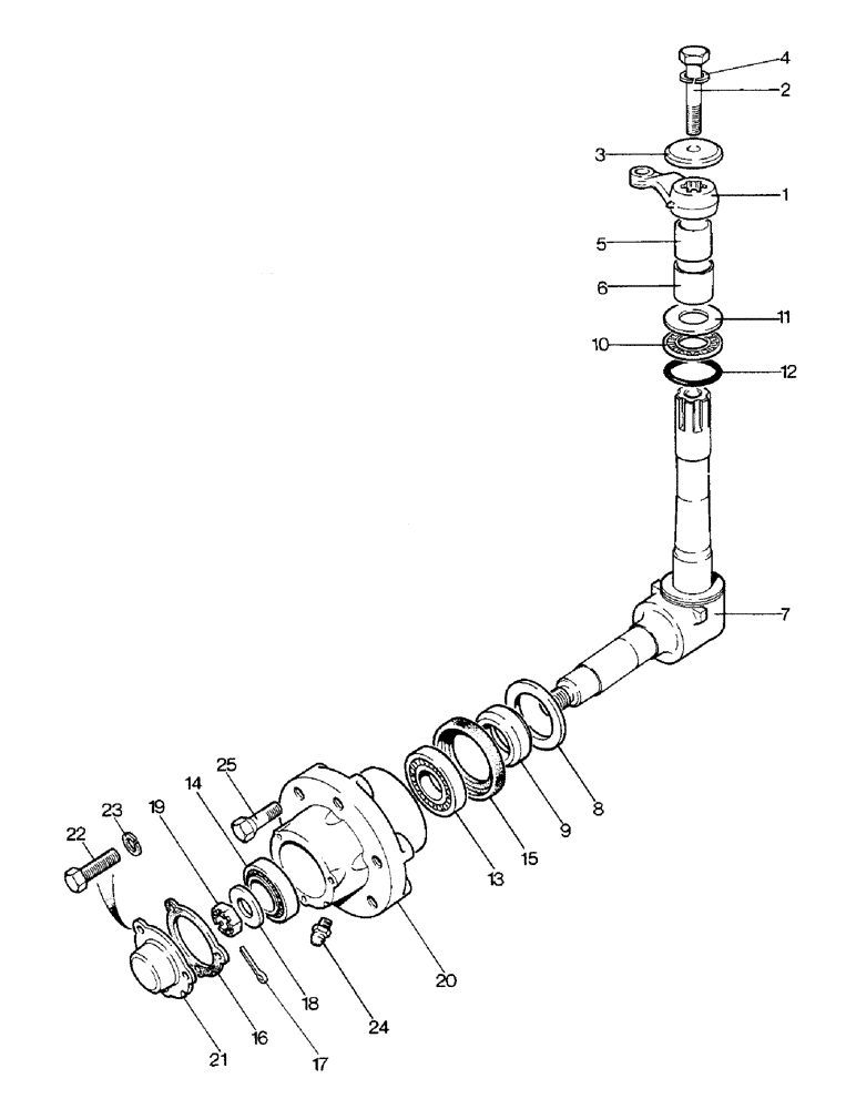 Схема запчастей Case IH 1690 - (G01-1) - STUB AXLES AND FRONT HUBS (04) - FRONT AXLE