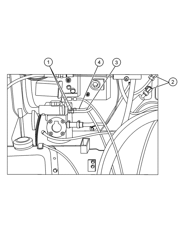 Схема запчастей Case IH SPX4410 - (03-049) - COOLANT FOR AIR ASSEMBLY (01) - ENGINE