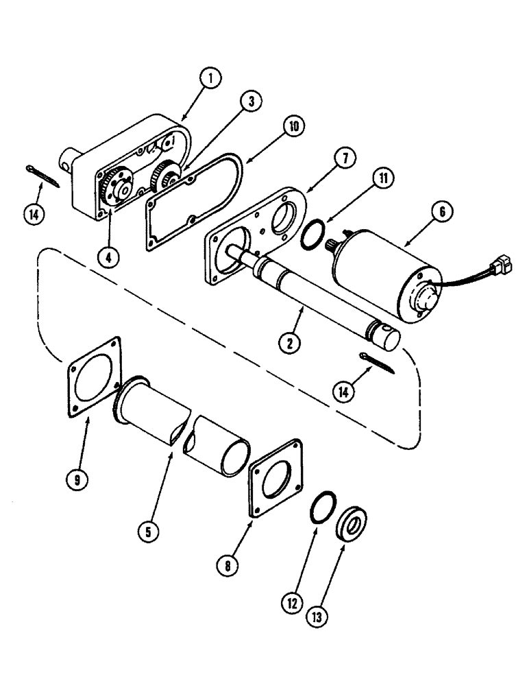 Схема запчастей Case IH 3440 - (04) - TWINE TUBE ACTUATOR 