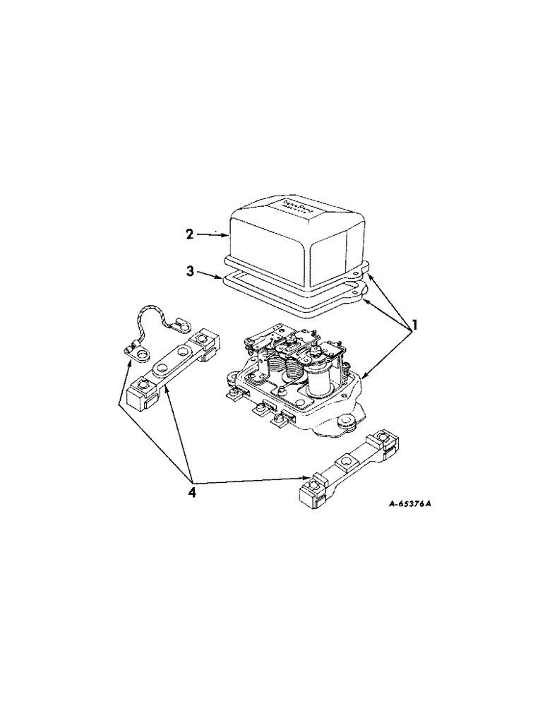 Схема запчастей Case IH 424 - (065) - ELECTRICAL SYSTEM, VOLTAGE REGULATOR, DELCO-REMY (06) - ELECTRICAL SYSTEMS