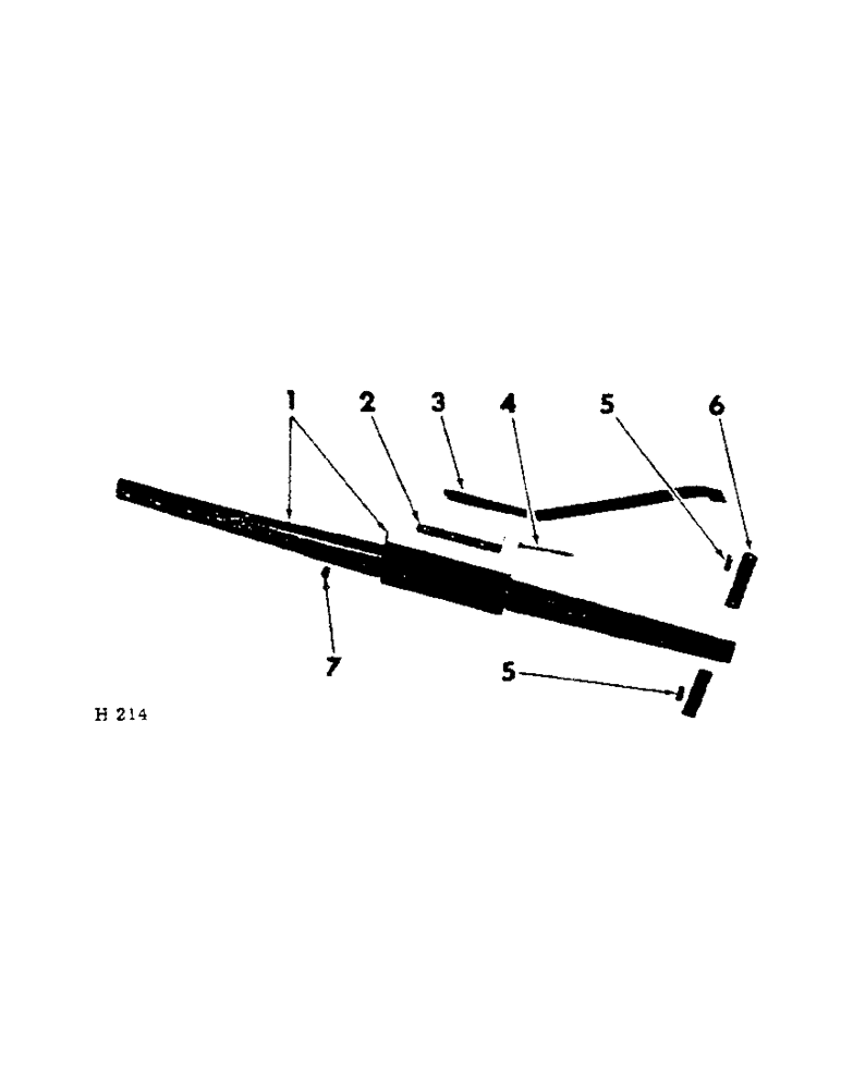 Схема запчастей Case IH 201 - (A-108[B]) - REEL SUPPORT ARM RIGHT HAND, CANVAS AND PEA BAR PLATFORM, NOT AUGER PLATFORM (58) - ATTACHMENTS/HEADERS