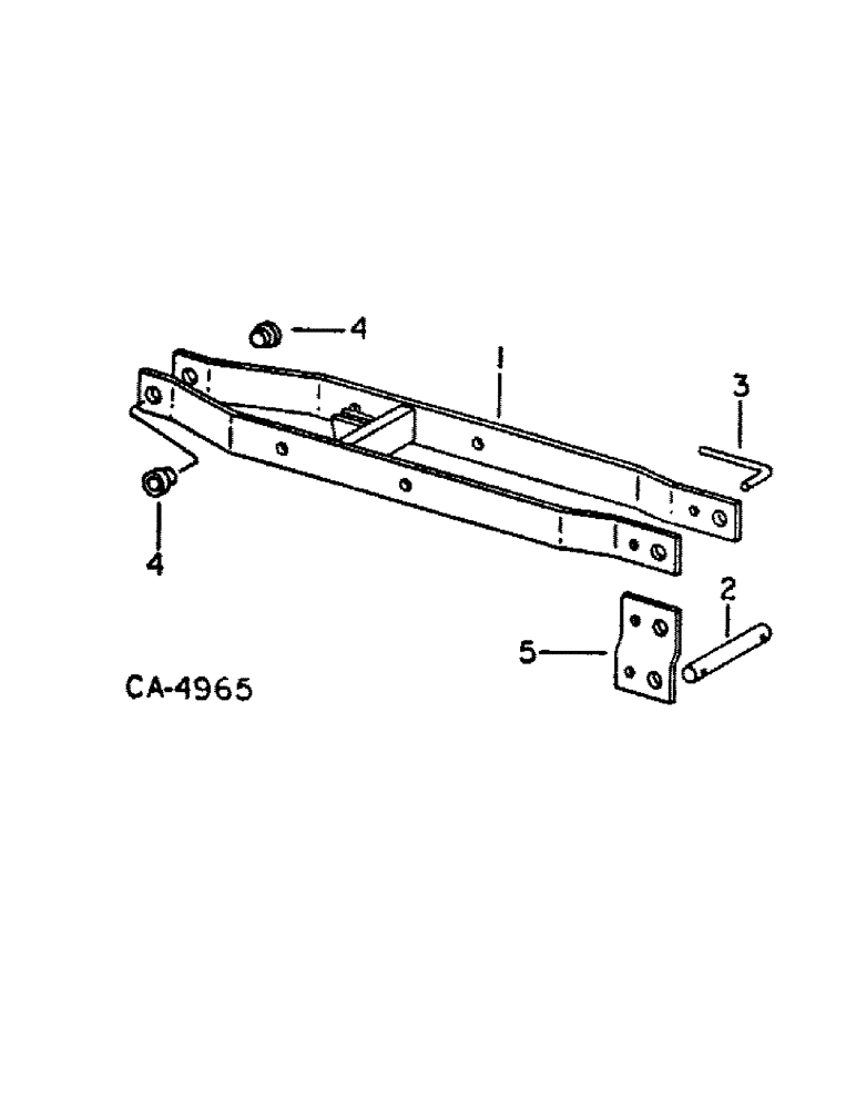 Схема запчастей Case IH 500 - (B-30[A]) - PRESS WHEEL FRAME, 4 ROW AND 6 ROW WIDE DOUBLE ROW PLANTERS, QUANTITIES SHOWN ARE PER ROW 