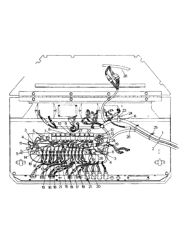 Схема запчастей Case IH KP-1400 - (02-12) - CAB OVERHEAD ELECTRICAL (06) - ELECTRICAL