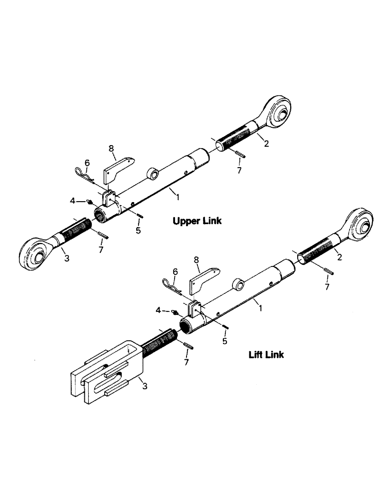 Схема запчастей Case IH STEIGER - (10-04) - THREE POINT COMPONENTS, LIFT AND UPPER LINK Options & Miscellaneous