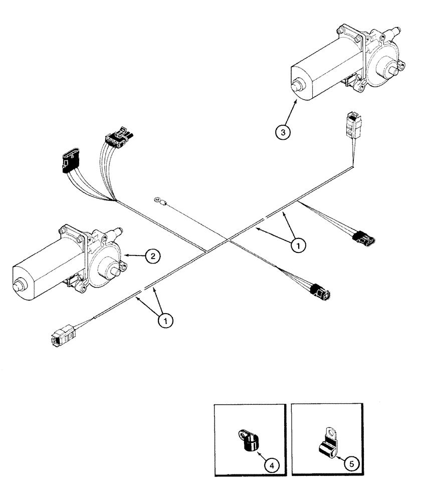 Схема запчастей Case IH 2388 - (04-18) - HARNESS - FAN AND ROTOR SPEED (06) - ELECTRICAL