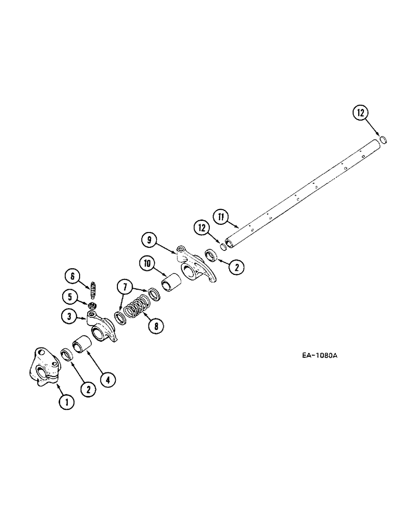 Схема запчастей Case IH 685 - (2-028) - VALVE MECHANISM (02) - ENGINE