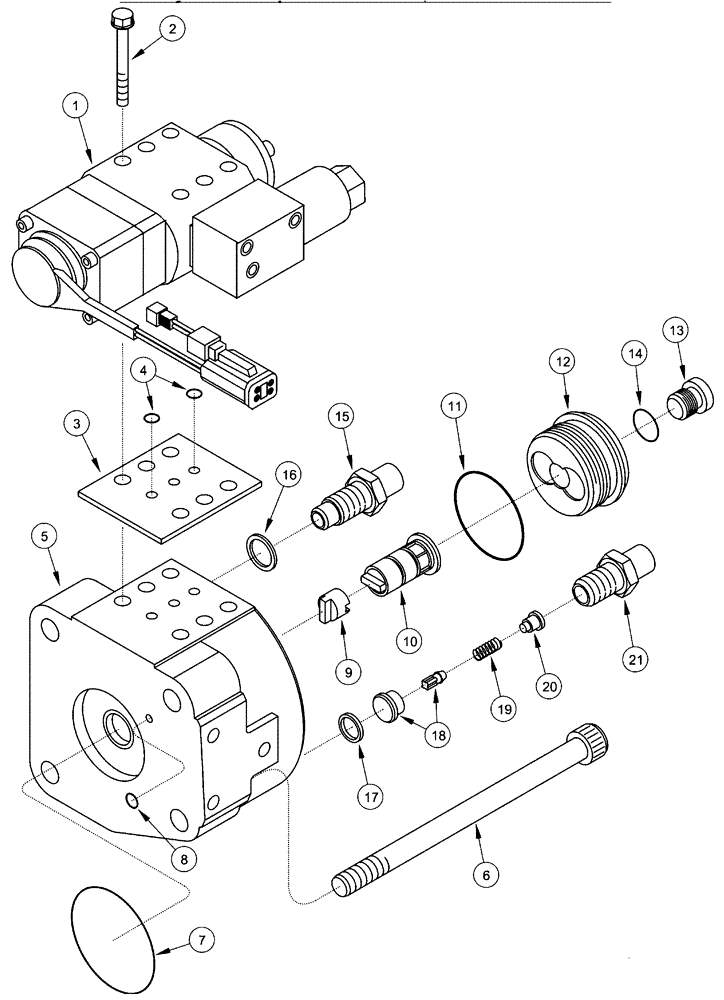 Схема запчастей Case IH FLX3010 - (02-079) - FUEL INJECTION PUMP - DISTRIBUTOR KIT, FLX 3010 & FLX 3510 (01) - ENGINE