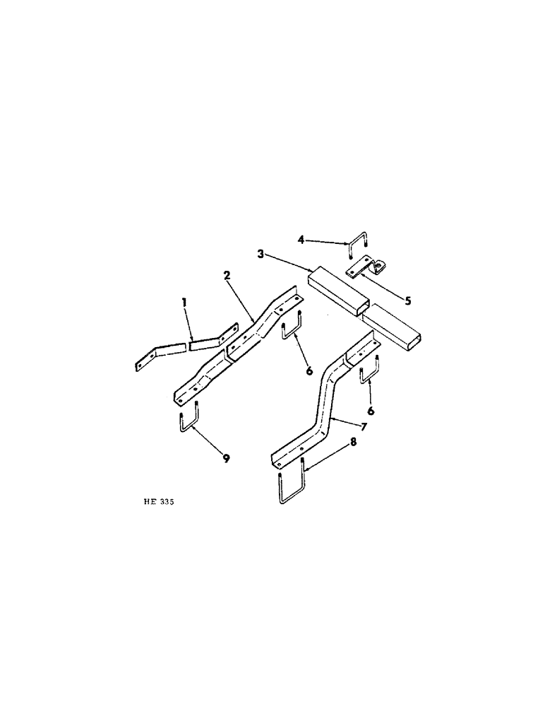 Схема запчастей Case IH 300 - (20[1]) - PACKER HITCH ATTACHMENT 