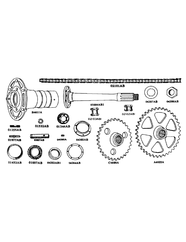 Схема запчастей Case IH DV-SERIES - (072) - REAR AXLE, D, DC, DH, DO, DV (06) - POWER TRAIN