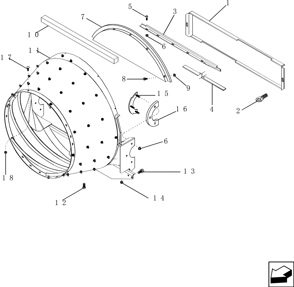 Схема запчастей Case IH 2577 - (66.101.05) - CONE (66) - THRESHING