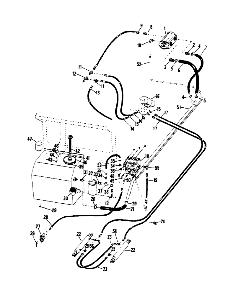 Схема запчастей Case IH STEIGER - (08-07) - HYDRAULIC SYSTEM - J.I.C. SYSTEM, SERIES I (07) - HYDRAULICS