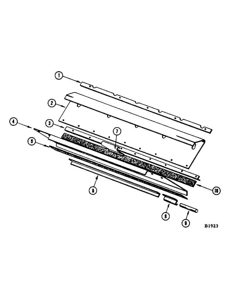 Схема запчастей Case IH 1060 - (114) - STONE TRAP (60) - PRODUCT FEEDING