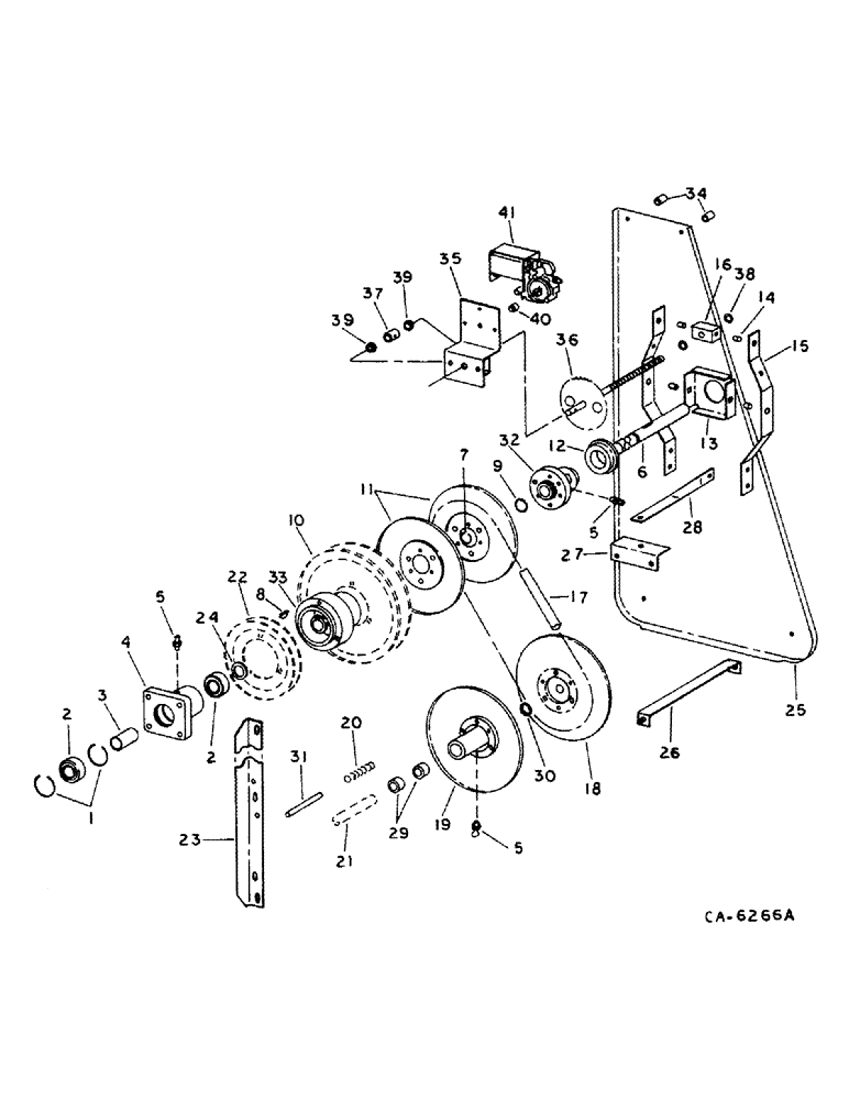 Схема запчастей Case IH 1482 - (24-03) - CLEANING FAN AND DRIVE, FAN DRIVE (15) - CLEANING