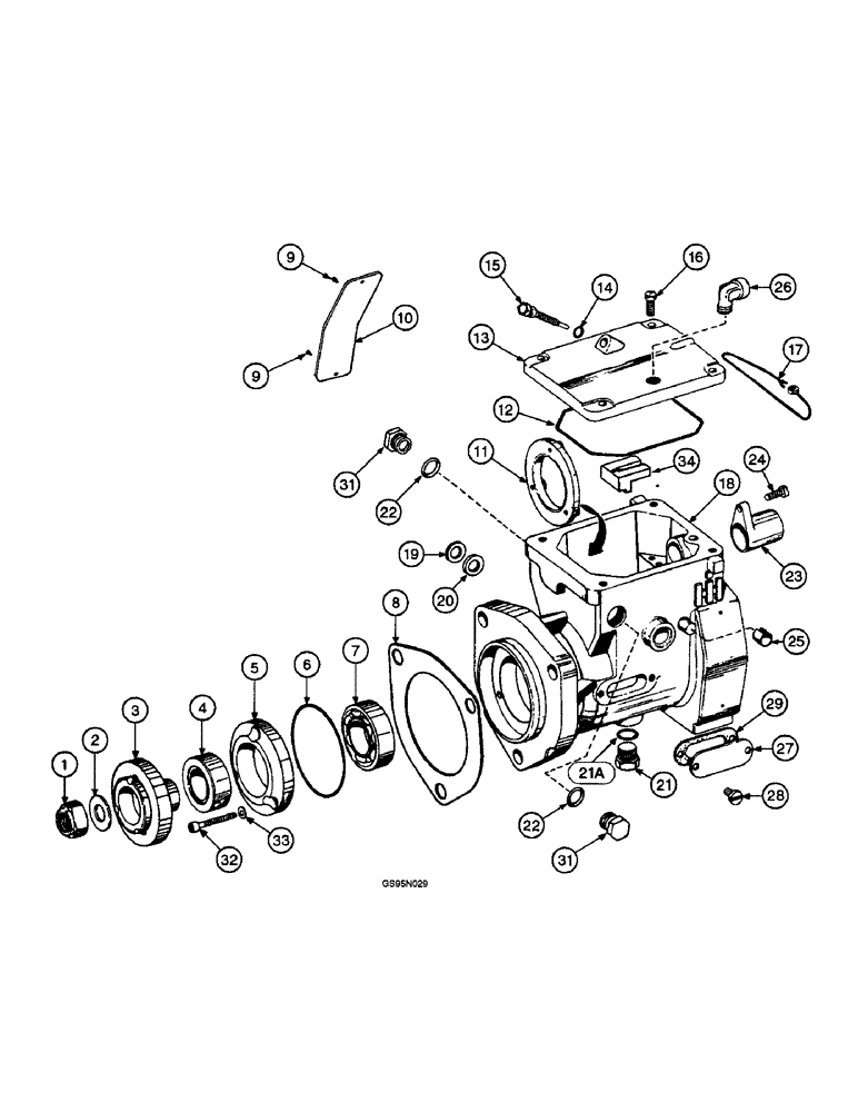 Схема запчастей Case IH D-282 - (2-068) - INTERNATIONAL R.D. FUEL INJECTION PUMP, PUMP HOUSING AND COVERS, 706 TRACTORS 