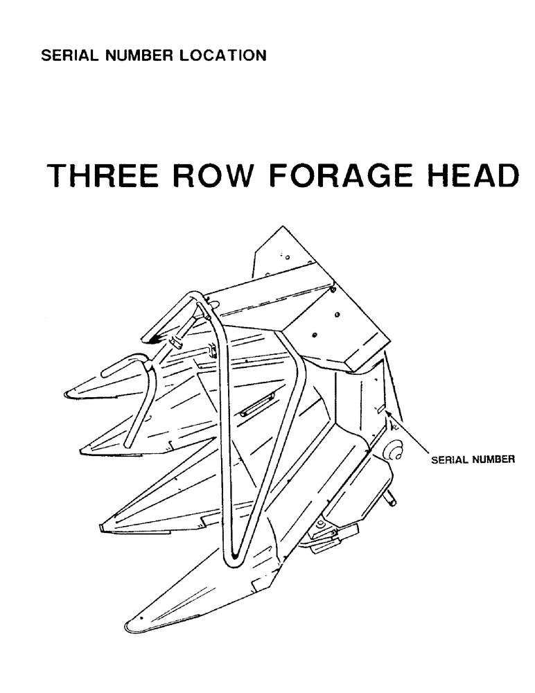 Схема запчастей Case IH 8750 - (1-2) - SERIAL NUMBER LOCATION (05) - SERVICE & MAINTENANCE