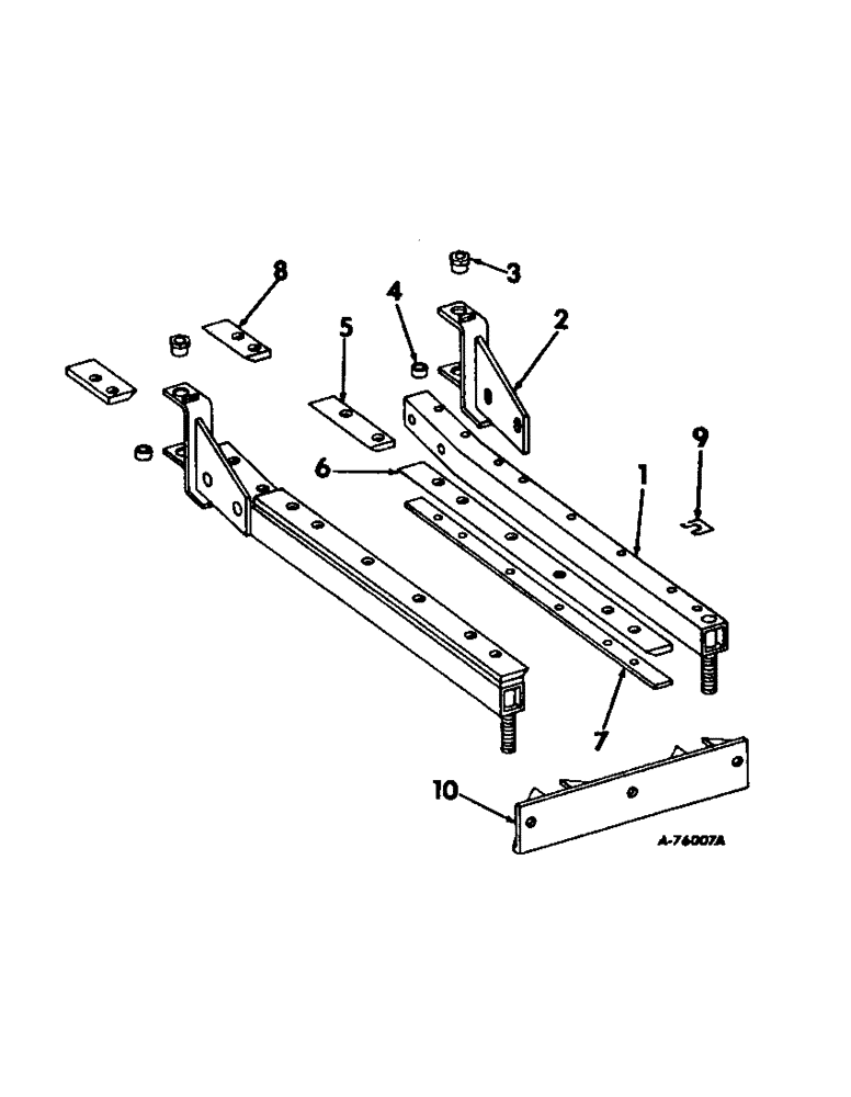 Схема запчастей Case IH 229 - (A-34) - WEED KNIFE ATTACHMENT (58) - ATTACHMENTS/HEADERS