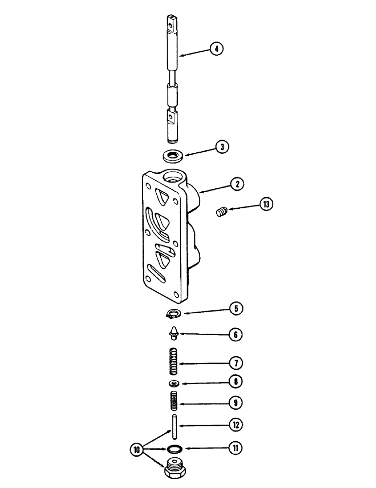 Схема запчастей Case IH 2090 - (6-244) - MECHANICAL SHIFT TRANSMISSION, MASTER CLUTCH VALVE ASSEMBLY (06) - POWER TRAIN