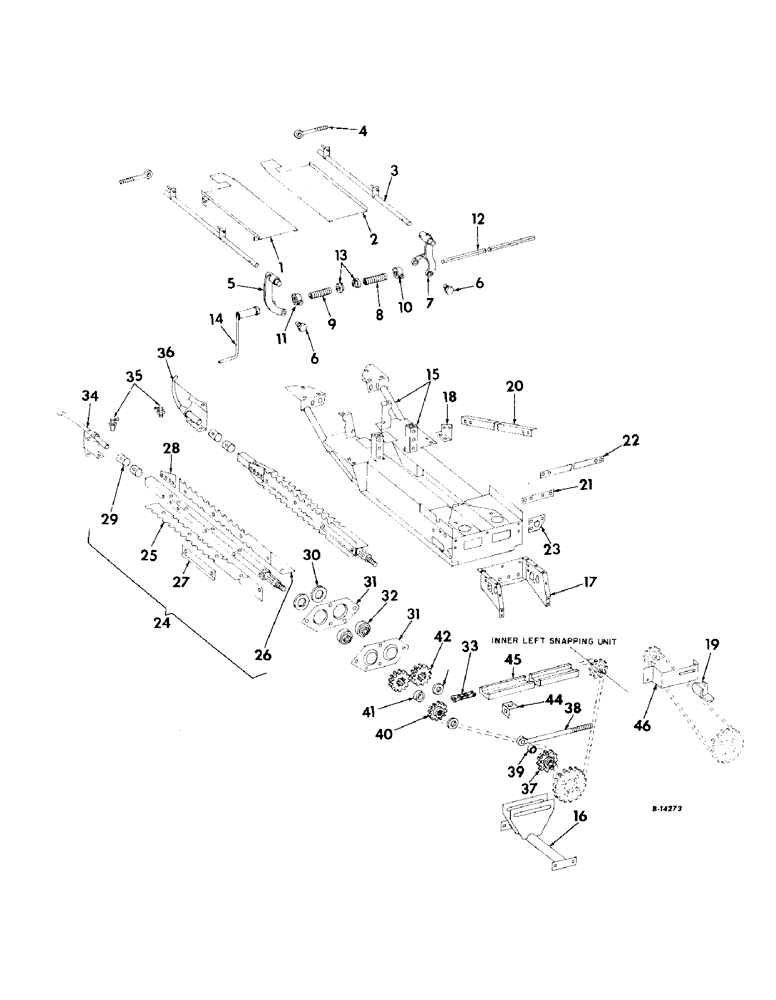 Схема запчастей Case IH 328N - (C-10) - STALK ROLL FRAME, ROLLS AND DRIVE (58) - ATTACHMENTS/HEADERS