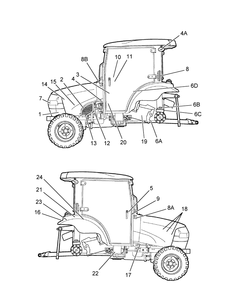 Схема запчастей Case IH FARMALL 40 - (06.02) - ELECTRICAL COMPONENT LOCATION & FUNCTION (06) - ELECTRICAL SYSTEMS