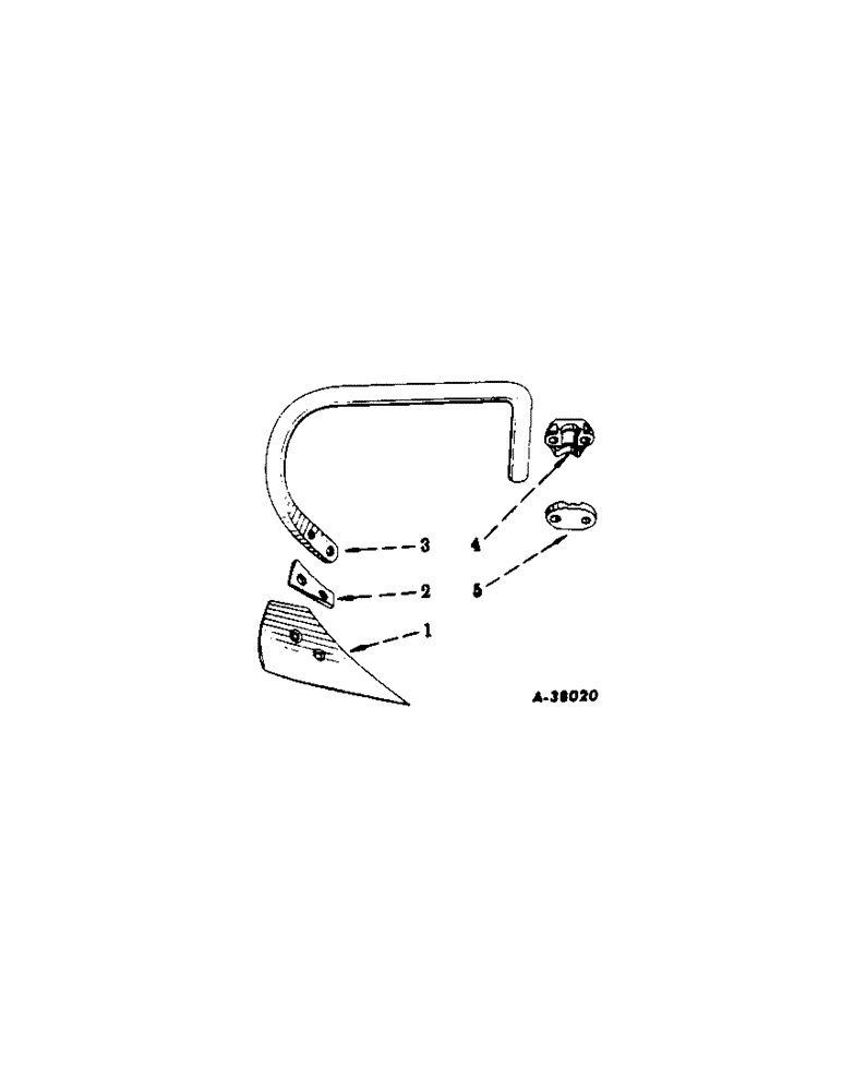 Схема запчастей Case IH 530 - (Y-08[B]) - JOINTER, ONE PIECE BLADE, ONE PER FURROW 