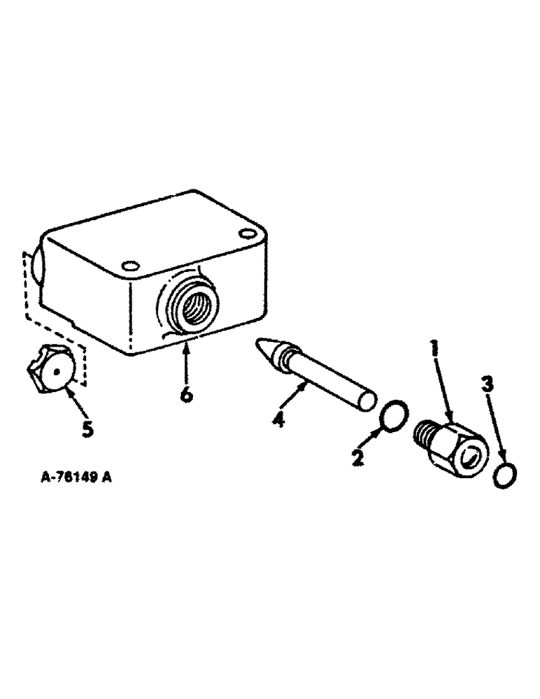 Схема запчастей Case IH 815 - (10-42) - HYDRAULICS, HEADER AUTOMATIC FLOW CONTROL VALVE (07) - HYDRAULICS