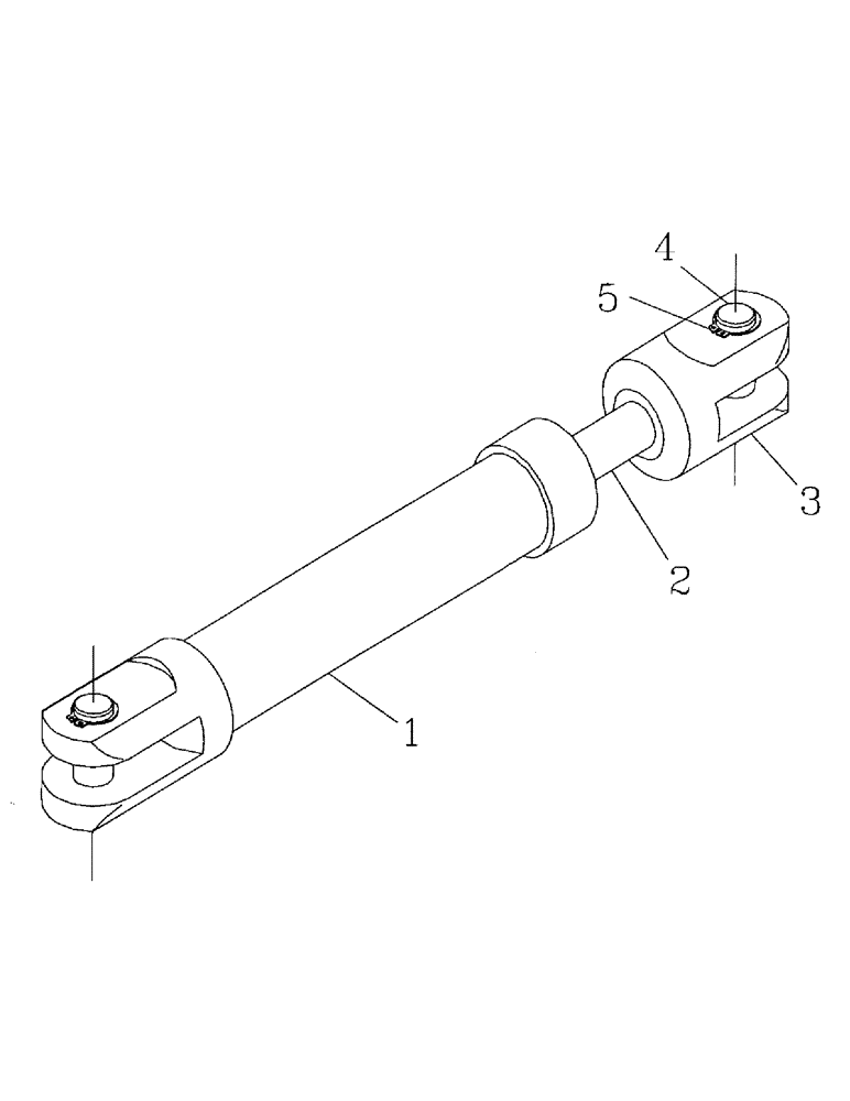 Схема запчастей Case IH AUSTOFT - (B01-01) - HYDRAULIC CYLINDER, REAR WHEEL LOCK Hydraulic Components & Circuits