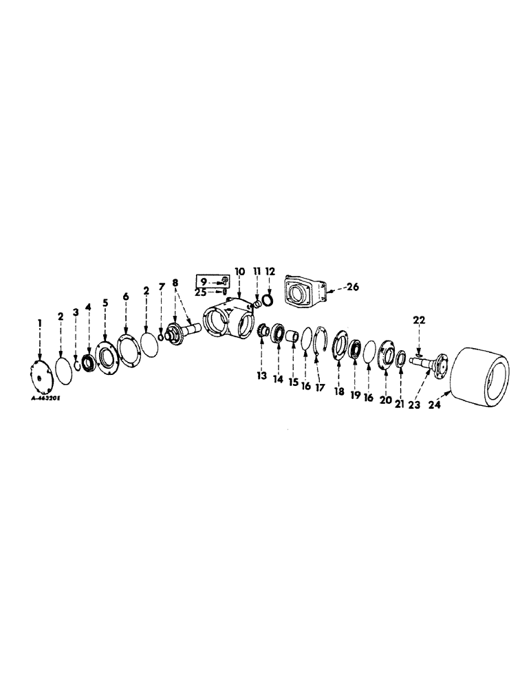 Схема запчастей Case IH 504 - (165) - REAR FRAME AND DRIVING MECHANISMS, BELT PULLEY Rear Frame & Driving Mechanisms