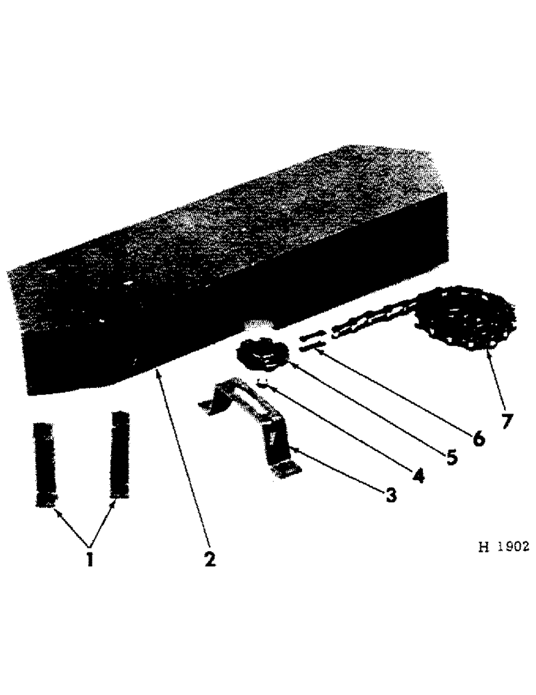 Схема запчастей Case IH 275 - (L-27) - UPPER BEATER CHAIN SHIELD 