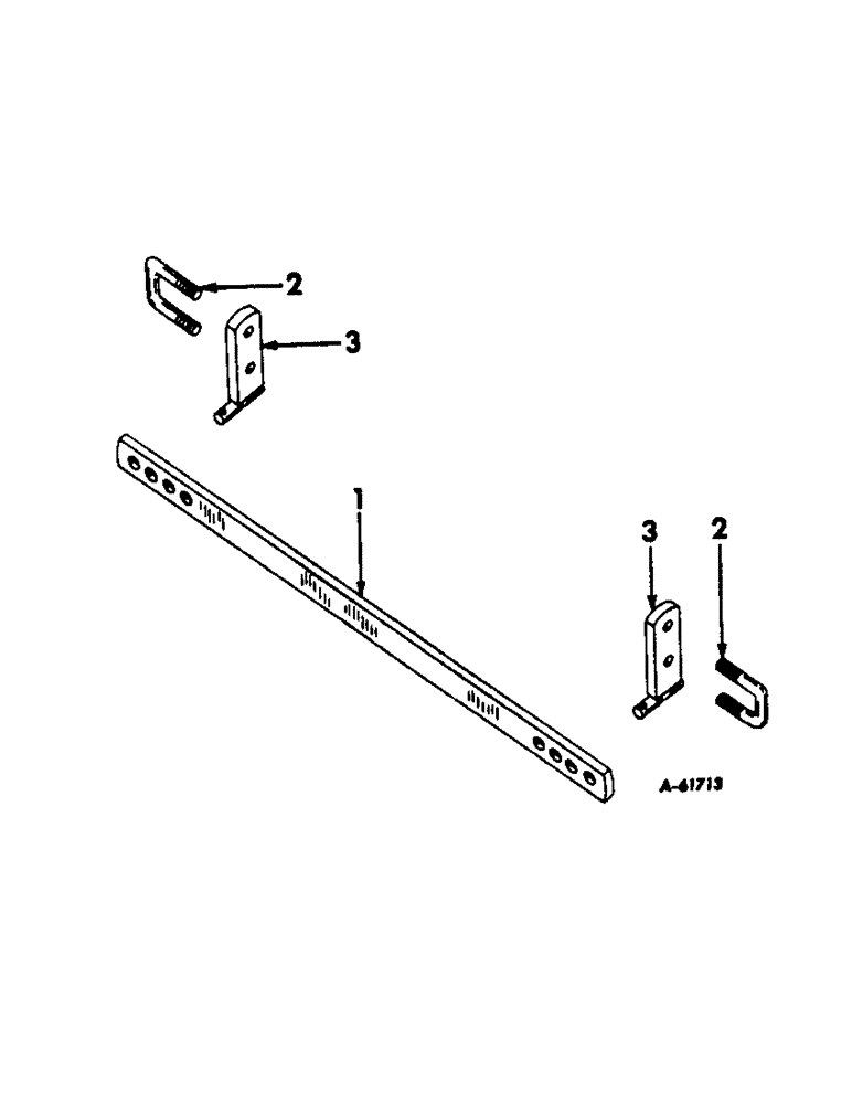 Схема запчастей Case IH 461 - (U-21) - JOCKEY BAR, 58-60 