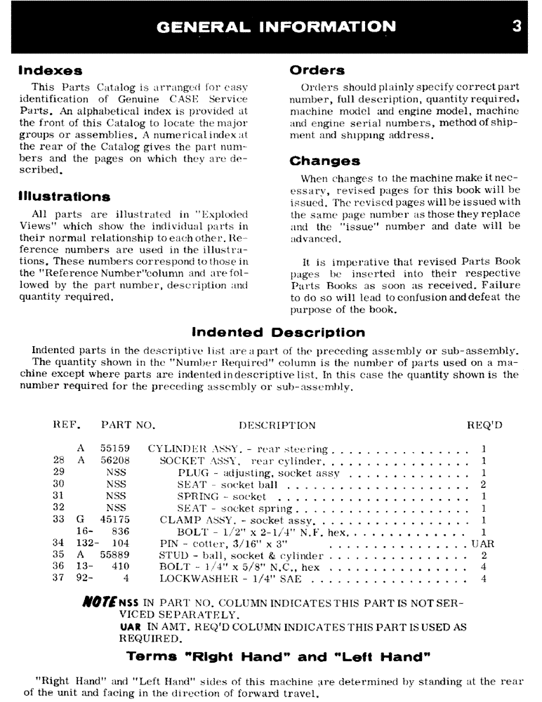 Схема запчастей Case IH 930-SERIES - (003) - GENERAL INFORMATION (00) - PICTORIAL INDEX
