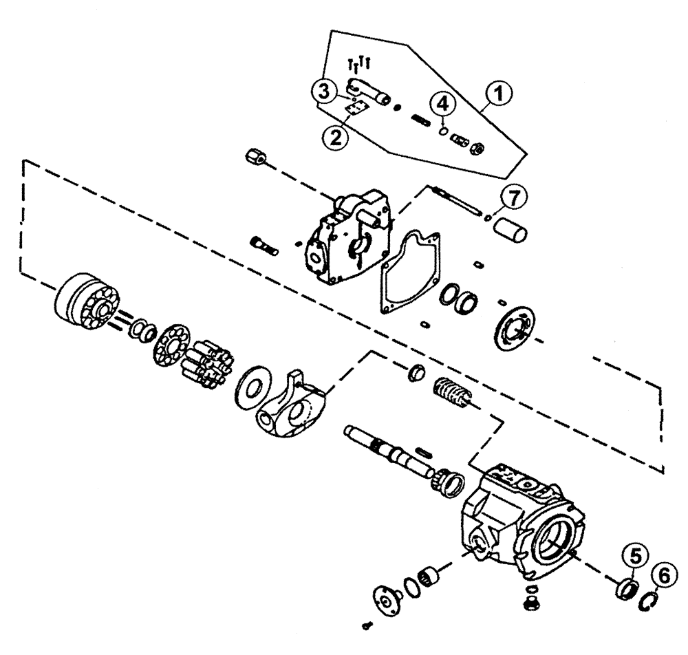 Схема запчастей Case IH FLEX-AIR - (08-003) - PUMP-PRESS COMP, L38 Hydraulic Components