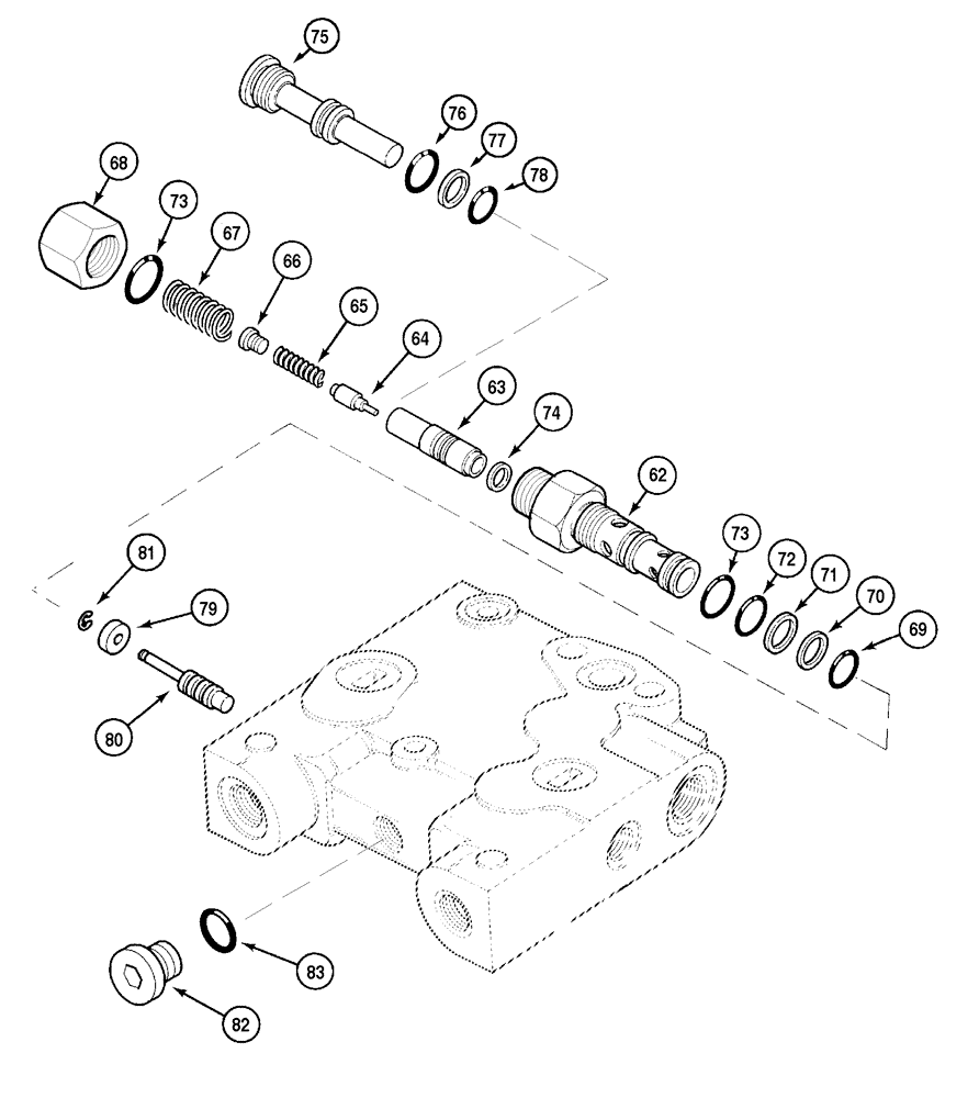 Схема запчастей Case IH MX150 - (08-30) - REMOTE CONTROL VALVES (35) - HYDRAULIC SYSTEMS