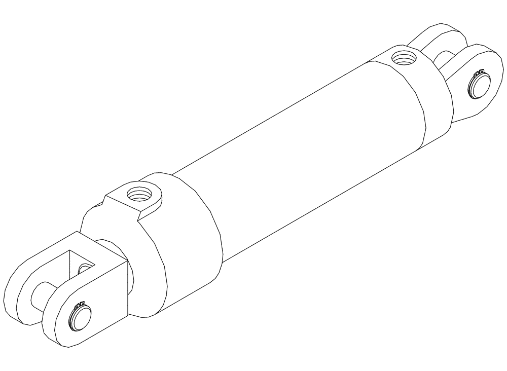 Схема запчастей Case IH 7700 - (B02[04]) - HYDRAULIC CYLINDER {Cropdivider Tilt and Adjustable PKD} Hydraulic Components & Circuits