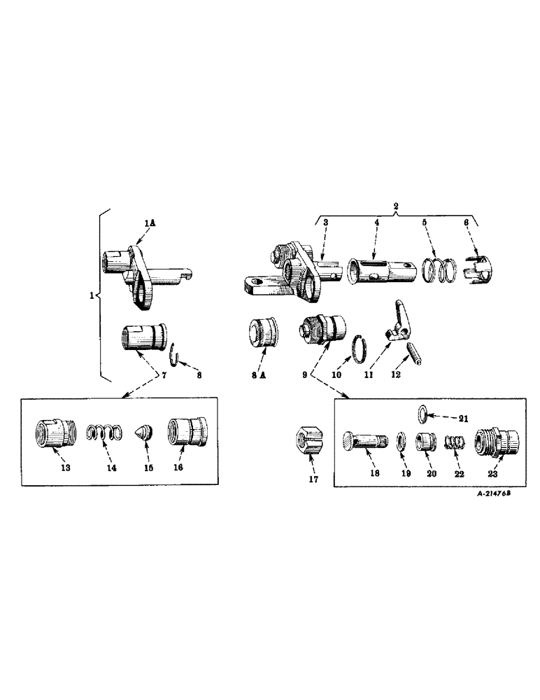 Схема запчастей Case IH SUPER-H - (199) - HYDRAULIC SYSTEM, BREAK-AWAY COUPLING, AEROQUIP CORP., SPECIAL (07) - HYDRAULIC SYSTEM