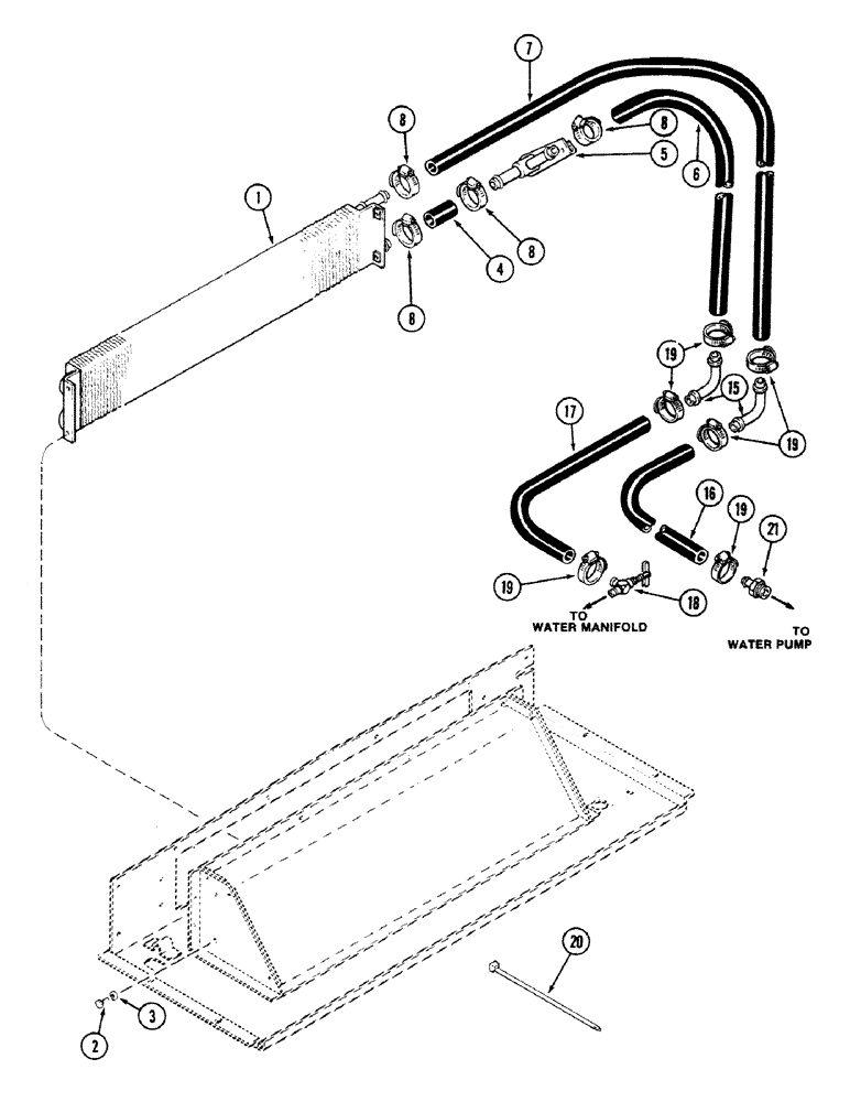 Схема запчастей Case IH 4694 - (9-466) - CAB, HEATER GROUP, PRIOR TO CAB SERIAL NO. 12112500 (09) - CHASSIS/ATTACHMENTS