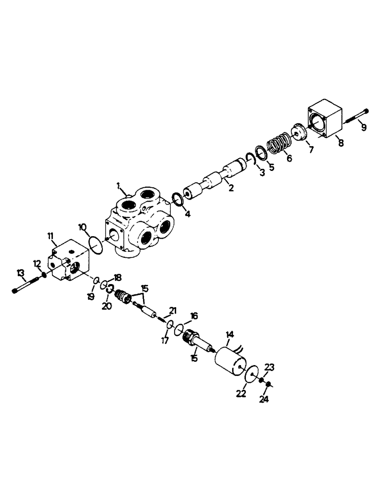 Схема запчастей Case IH 9130 - (10-32) - DOUBLE SELECTOR VALVE ASSEMBLY, STEERABLE FRONT AXLE Options & Miscellaneous